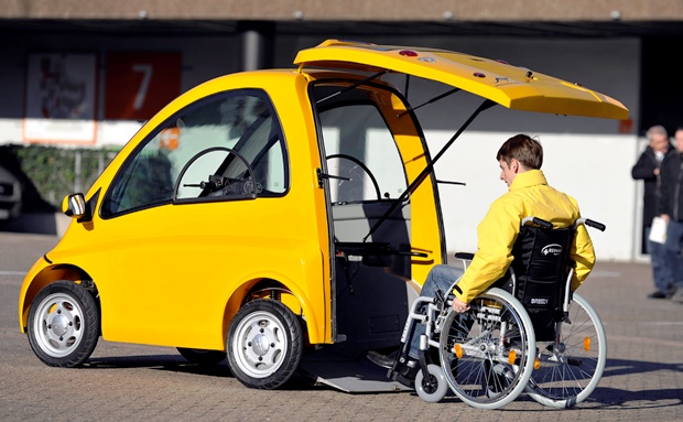 Kenguru - O carro elétrico para motoristas cadeirantes