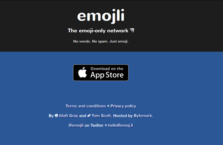 Emojli - A rede social mensageira apenas com emojis