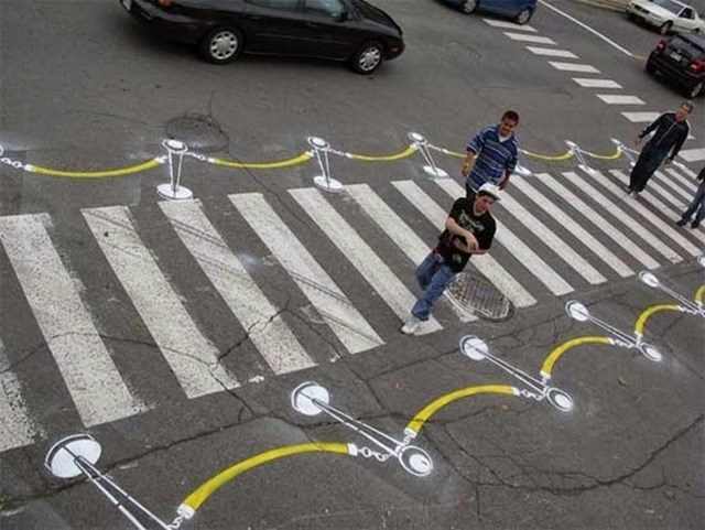 Faixas de Pedestres Criativas