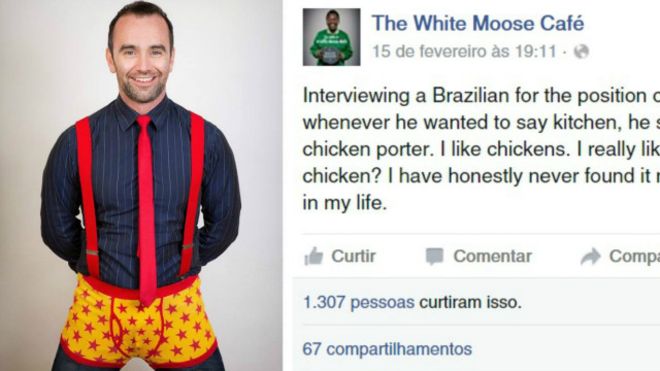 Após fazer piada com brasileiro, Paul Stenson foi acusado de xenofobia e alvo de campanha online