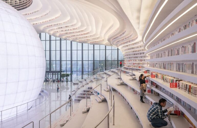 Conheça a Biblioteca de Binhai - A biblioteca mais espetacular do mundo recém-inaugurada