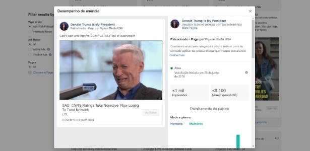 Facebook vai mostrar detalhes sobre anúncios políticos