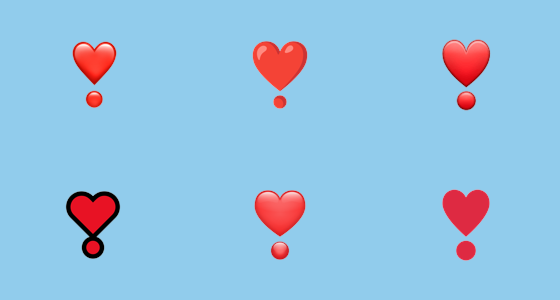 Aposto que você não sabe o verdadeiro significado desse emoji do coração com o ponto vermelho!