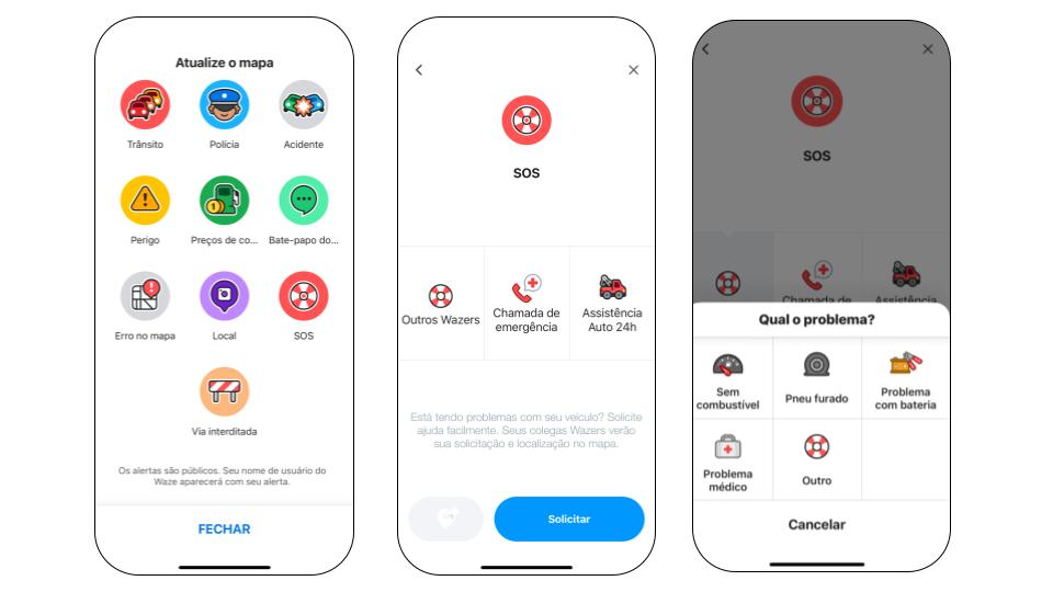 Saiba como pedir ajuda emergencial usando o app Waze