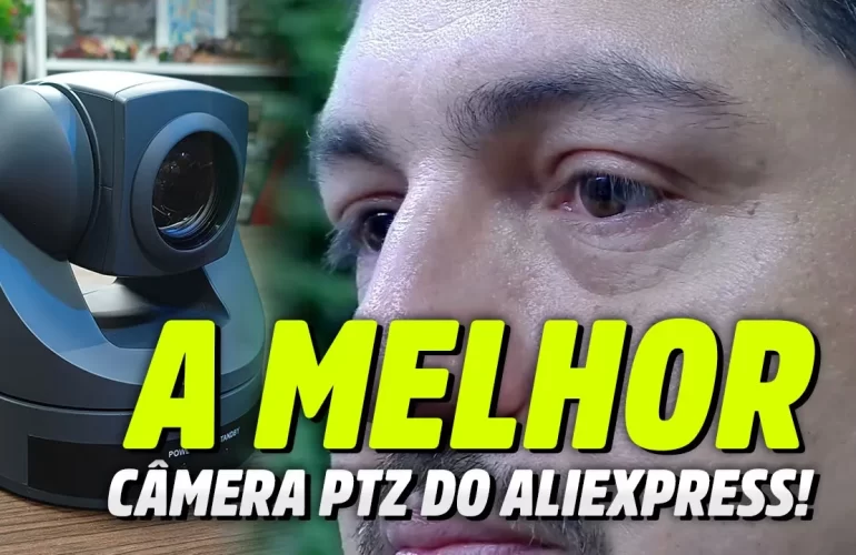 A melhor câmera robótica PTZ do AliExpress!